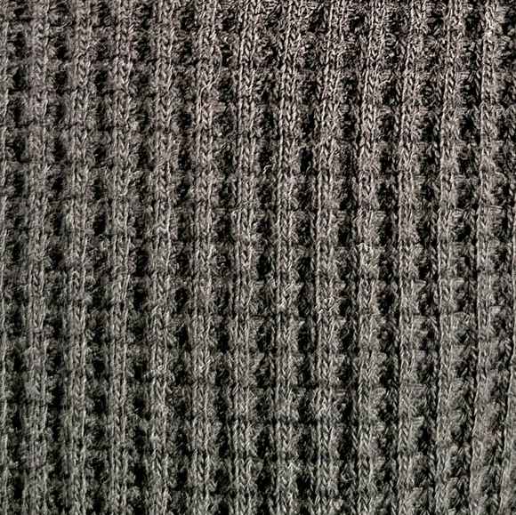 Uniqlo Black Waffle Knit sweater - Picture 2 of 6